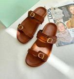 صندل زنانه تخت عسلی دو سگک قیمت مناسب