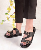 صندل زنانه دو سگک