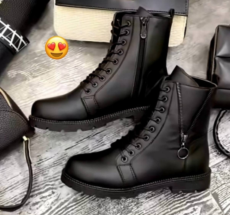 خرید نیم بوت ارزان قیمت زنانه مشکی با کیفیت