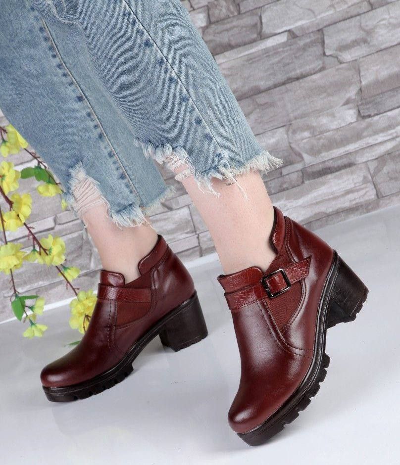 بوت زنانه قهوه ای