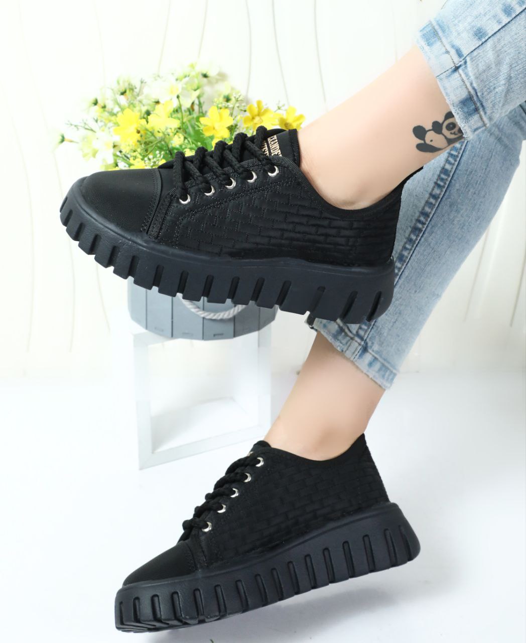 , کفش اسپرت دخترانه مشکی