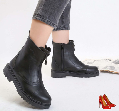 نیم بوت زنانه مشکی