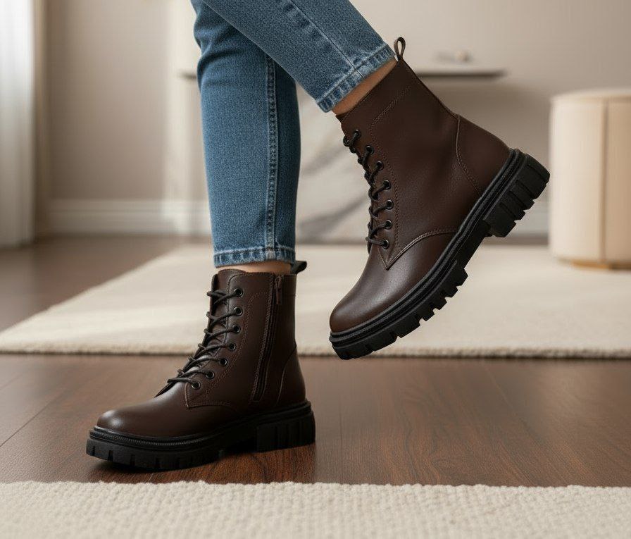 بوت زنانه قهوه ای