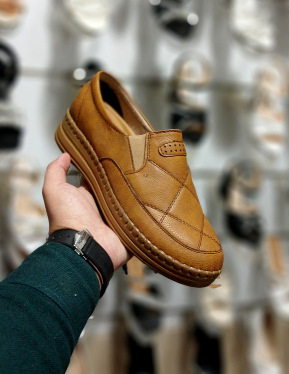 کفش طبی زنانه عسلی