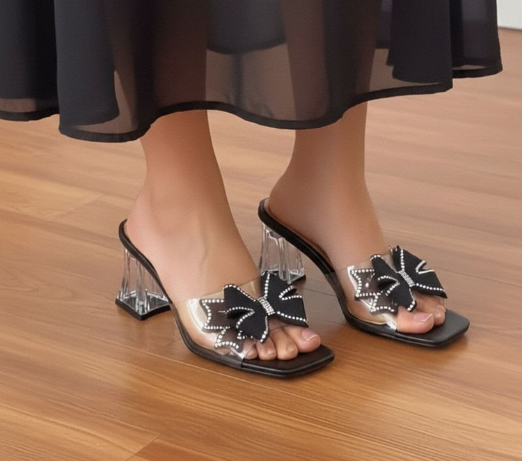 صندل زنانه طلقی مشکی