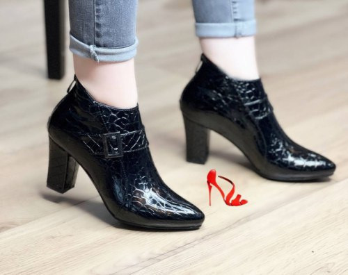 کفش پاشنه بلند زنانه مشکی