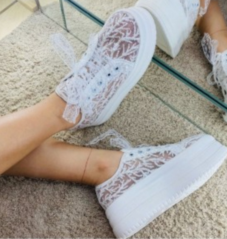 کفش کتونی لژدار ونس توری زنانه